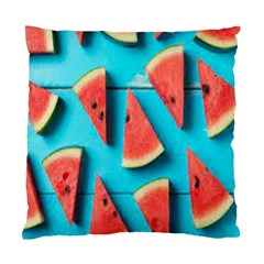 Watermelon Blue Background Standard Cushion Case (one Side) by artworkshop