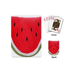 Watermelon Pillow Fluffy Playing Cards Single Design (mini) by artworkshop