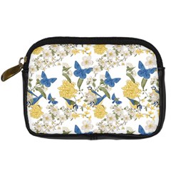 Birds Pattern Digital Camera Leather Case by Sparkle