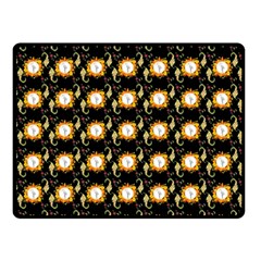 Flowers Pattern Double Sided Fleece Blanket (small)  by Sparkle