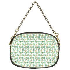 Flowers Pattern Chain Purse (two Sides)