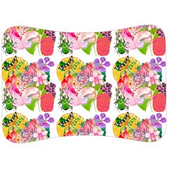 Bunch Of Flowers Velour Seat Head Rest Cushion by Sparkle