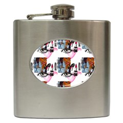 Modern Art Hip Flask (6 Oz) by Sparkle