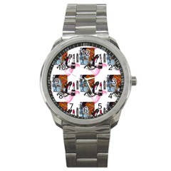 Modern Art Sport Metal Watch by Sparkle