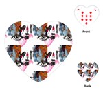 Modern Art Playing Cards Single Design (Heart) Front