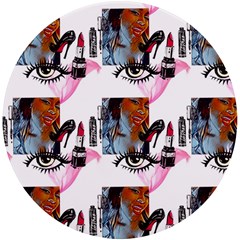 Modern Art Uv Print Round Tile Coaster by Sparkle