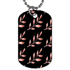 Spring Leafs Dog Tag (two Sides)