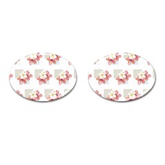 Floral Cufflinks (oval) by Sparkle