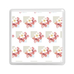 Floral Memory Card Reader (square) by Sparkle