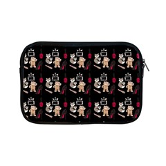 Cat Pattern Apple Ipad Mini Zipper Cases by Sparkle