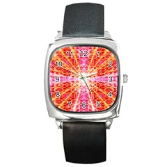 Bursting Energy Square Metal Watch by Thespacecampers