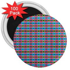 Dots On Dots 3  Magnets (100 Pack) by Thespacecampers
