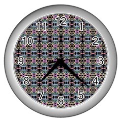 Geoshine Wall Clock (silver) by Thespacecampers