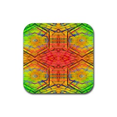 Hexafusion Rubber Coaster (square) by Thespacecampers