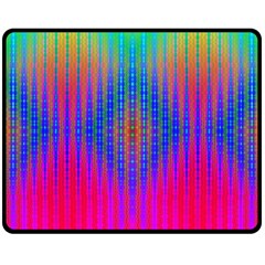 Intoxicating Rainbows Double Sided Fleece Blanket (medium)  by Thespacecampers