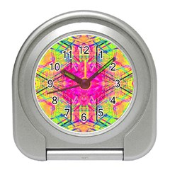 Kaleidoscopic Fun Travel Alarm Clock by Thespacecampers