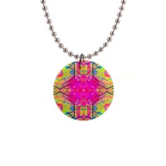 Kaleidoscopic Fun 1  Button Necklace by Thespacecampers