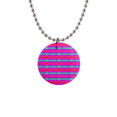 Love Burst 1  Button Necklace by Thespacecampers