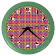 Manifestation Love Color Wall Clock by Thespacecampers