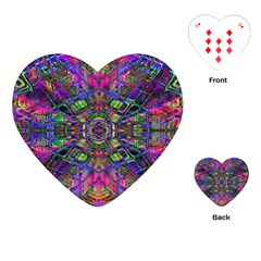 Mind Bender Playing Cards Single Design (heart) by Thespacecampers