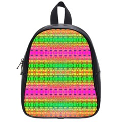 Peace And Love School Bag (small) by Thespacecampers