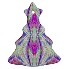 Peaceful Purp Christmas Tree Ornament (two Sides) by Thespacecampers