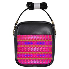 Pink Mirrors Girls Sling Bag by Thespacecampers