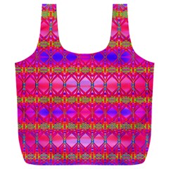 Pink Mirrors Full Print Recycle Bag (xxl) by Thespacecampers