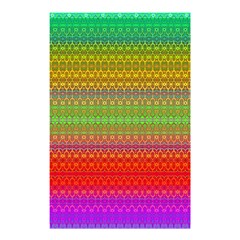 Rainbow Road Shower Curtain 48  X 72  (small)  by Thespacecampers