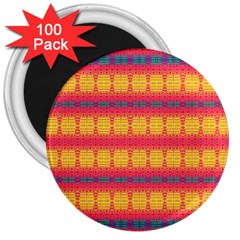 Tranquil Peaches 3  Magnets (100 Pack) by Thespacecampers