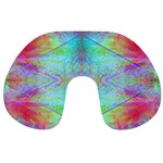 Watercolor Thoughts Travel Neck Pillow Front