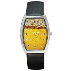 Beer-bubbles-jeremy-hudson Barrel Style Metal Watch by nate14shop