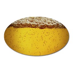 Beer-bubbles-jeremy-hudson Oval Magnet
