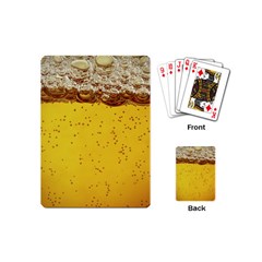 Beer-bubbles-jeremy-hudson Playing Cards Single Design (mini) by nate14shop