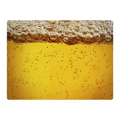 Beer-bubbles-jeremy-hudson Double Sided Flano Blanket (mini)  by nate14shop