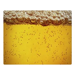 Beer-bubbles-jeremy-hudson Double Sided Flano Blanket (large)  by nate14shop