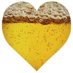 Beer-bubbles-jeremy-hudson Wooden Puzzle Heart