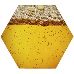 Beer-bubbles-jeremy-hudson Wooden Puzzle Hexagon by nate14shop
