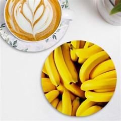 Banana Uv Print Round Tile Coaster by nate14shop