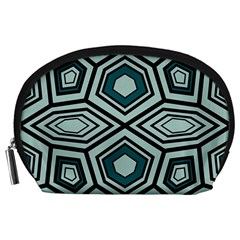 Abstract Pattern Geometric Backgrounds Accessory Pouch (large) by Eskimos