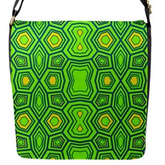 Abstract Pattern Geometric Backgrounds  Flap Closure Messenger Bag (s) by Eskimos