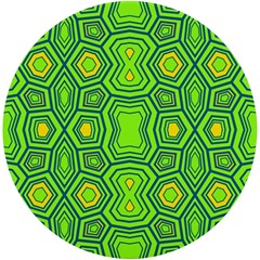 Abstract Pattern Geometric Backgrounds  Uv Print Round Tile Coaster by Eskimos