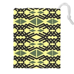 Abstract pattern geometric backgrounds Drawstring Pouch (4XL)