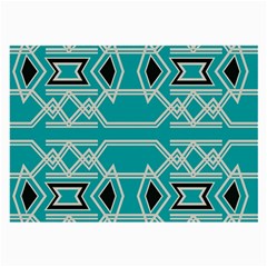 Abstract Pattern Geometric Backgrounds  Large Glasses Cloth by Eskimos