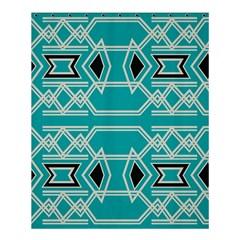 Abstract Pattern Geometric Backgrounds  Shower Curtain 60  X 72  (medium)  by Eskimos