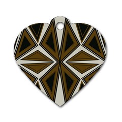 Sp 1589 Dog Tag Heart (one Side) by Eskimos