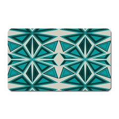 Abstract pattern geometric backgrounds  Magnet (Rectangular)