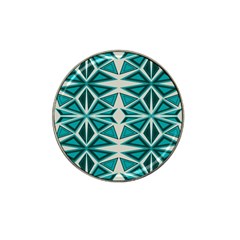 Abstract Pattern Geometric Backgrounds  Hat Clip Ball Marker (4 Pack) by Eskimos