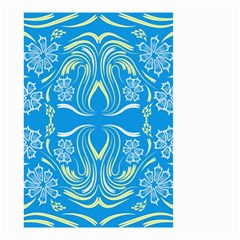 Folk Flowers Print Floral Pattern Ethnic Art Small Garden Flag (two Sides) by Eskimos