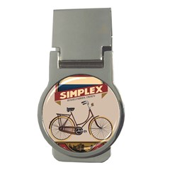Simplex Bike 001 Design By Trijava Money Clips (round)  by nate14shop